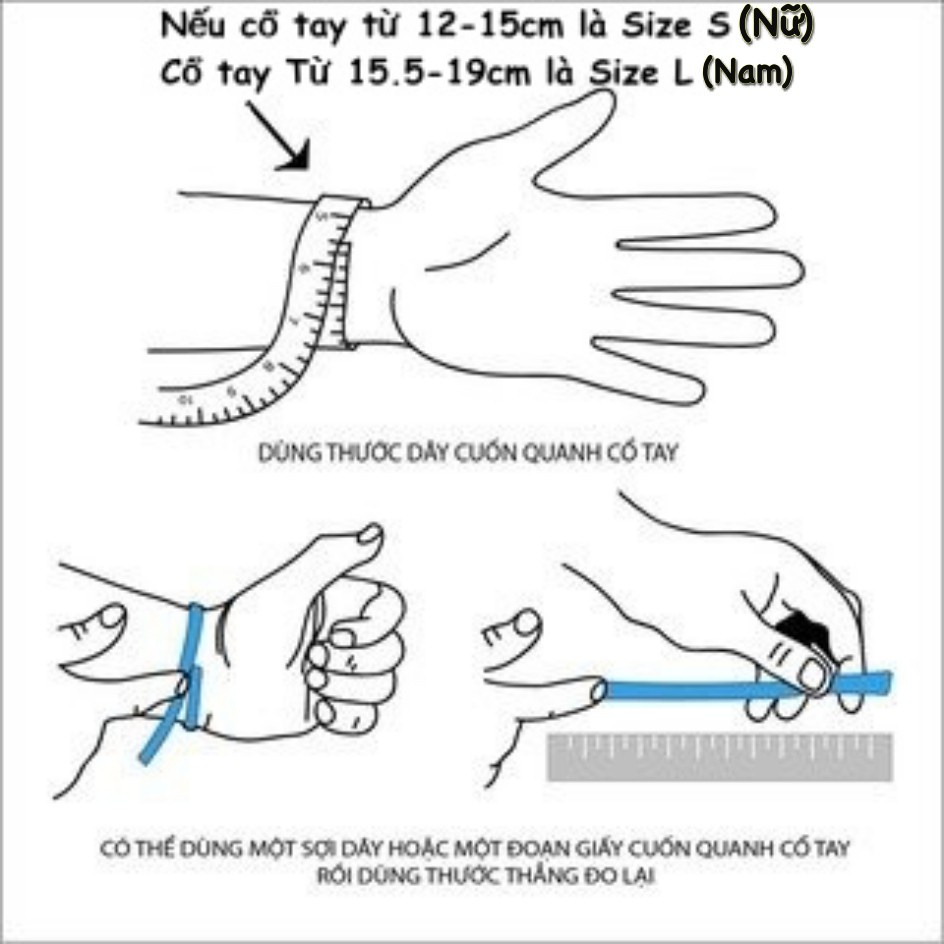 Vòng tay cuff Nam Nữ Phong cách Hàn Quốc - No Box