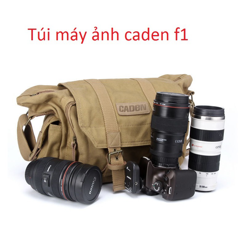 Túi máy ảnh vải bố Caden F1.