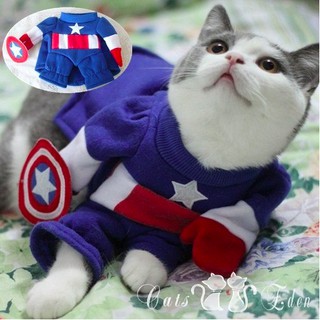Áo chó mèo cosplay Captain A54