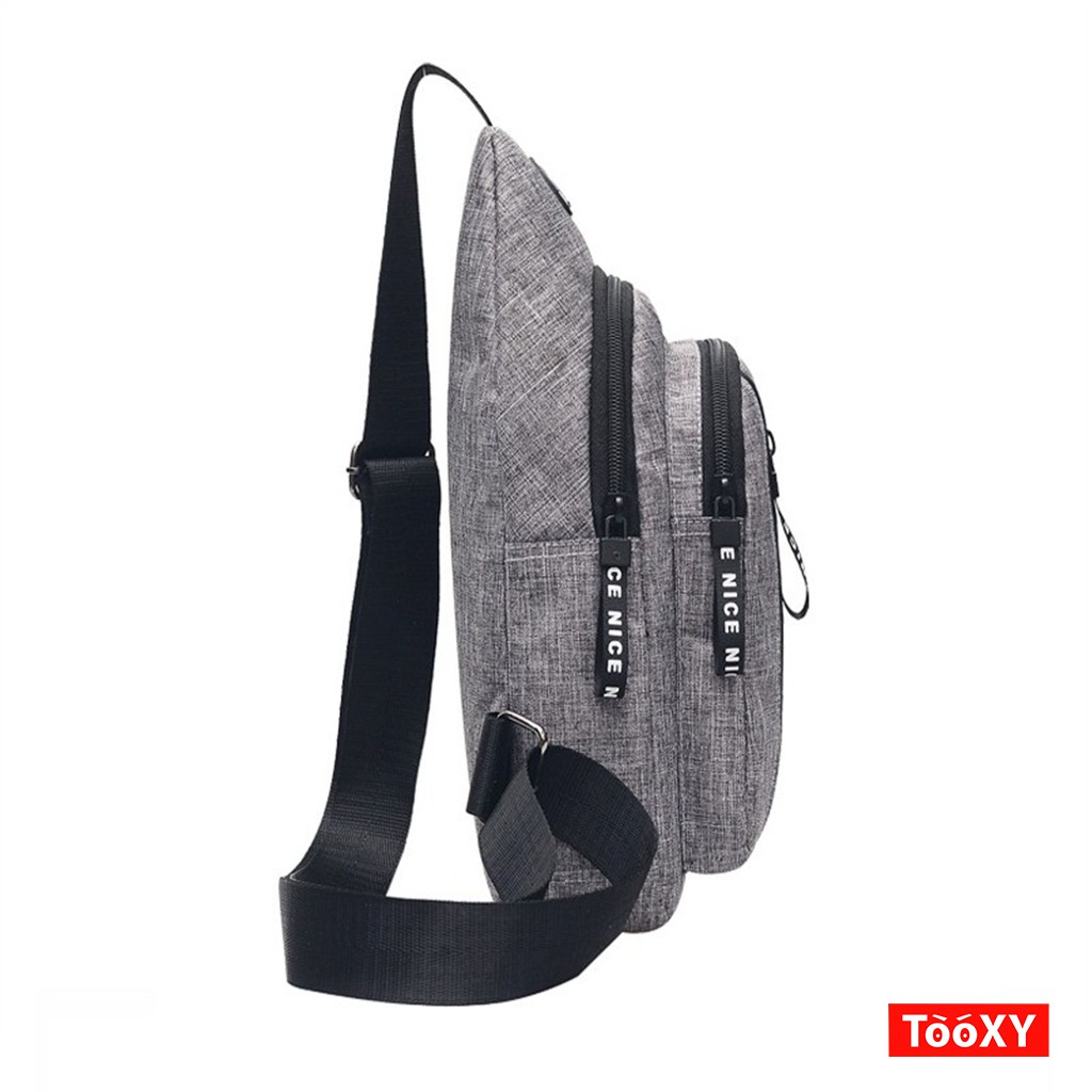 Túi đeo chéo nam vải bố thời trang tx92