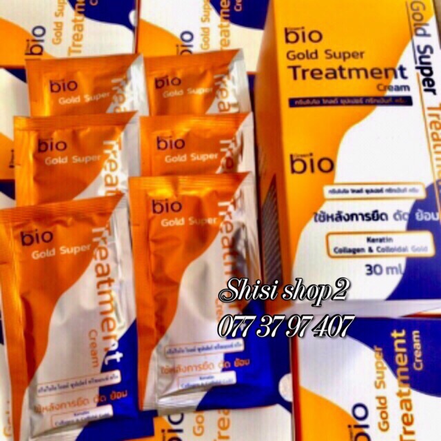 Combo 10 gói ủ tóc Bio Super Treatment Siêu Mượt Thái lan