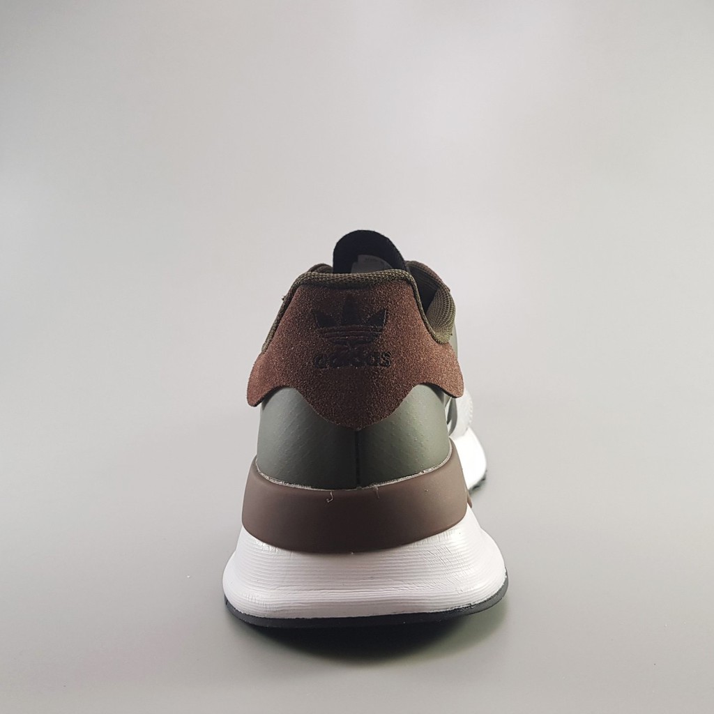 video+ảnh thực] Giày Sneaker XPLR 2019 White/Brown-ArmyGreen