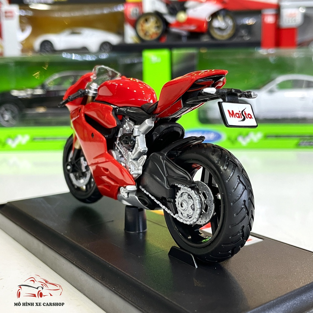 Xe mô hình mô tô Ducati 1199 Panigale tỉ lệ 1:18 hãng Maisto