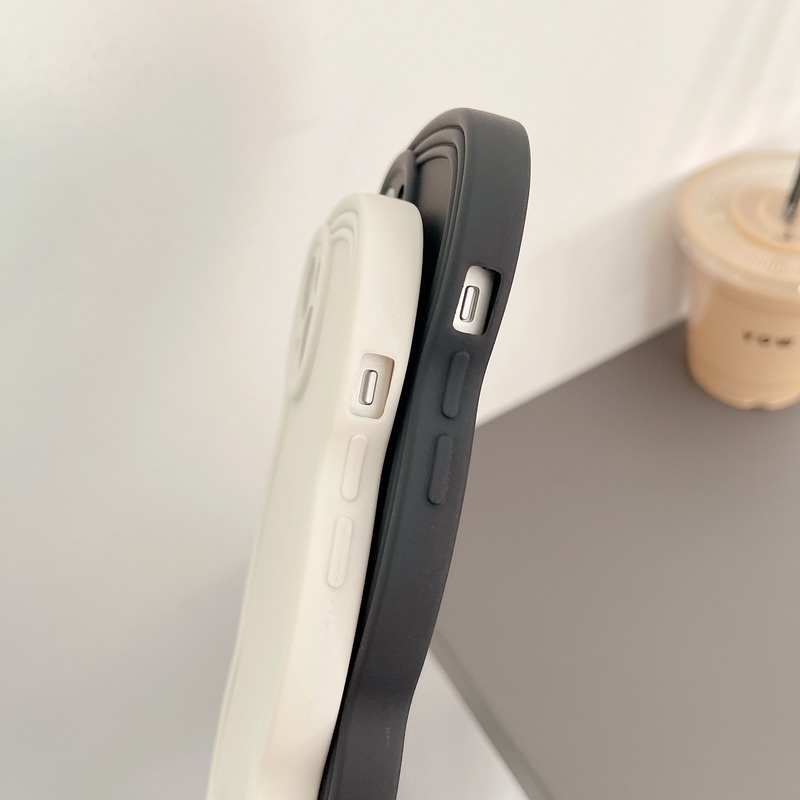 Ốp Điện Thoại Silicon Chống Sốc Màu Kẹo Dễ Thương Cho iPhone 13 12 11 Pro Max X XR XS