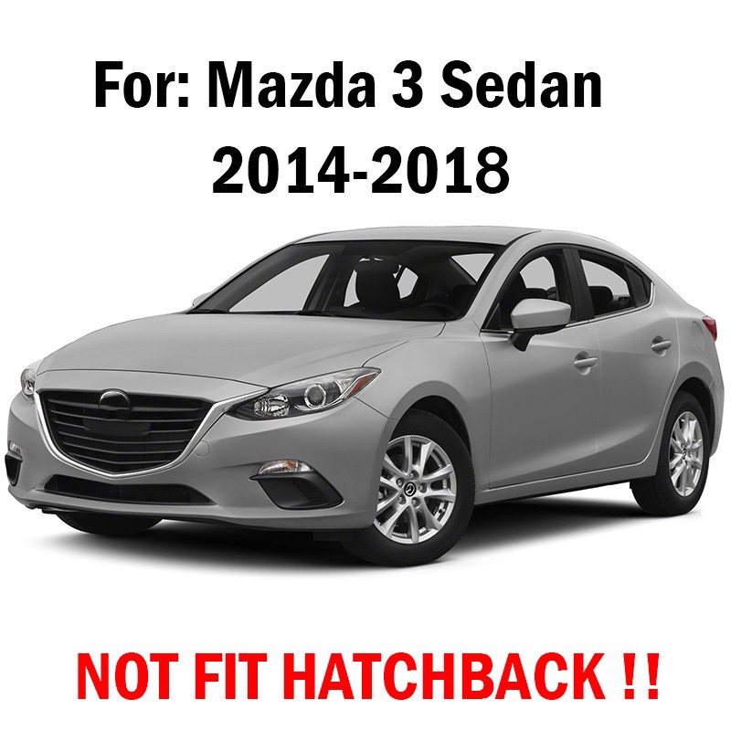 Tấm lót cốp xe ô tô thay thế cho Mazda 3 M3 Mazda3 2014 2015 2016 2017 2018 4dr Sedan