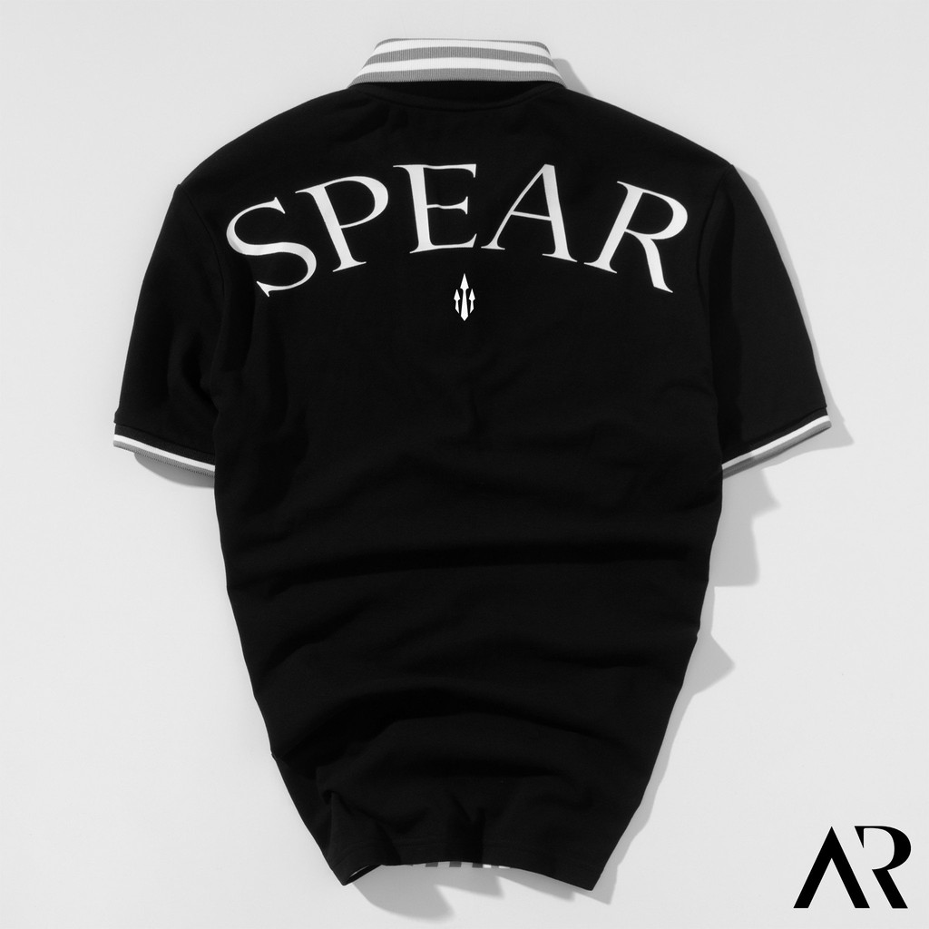 Áo Polo Nam trơn cổ trụ sọc đen trắng,thun cao cấp from chuẩn, thiết kế phong cách sang trọng  AREMI APL0007 | BigBuy360 - bigbuy360.vn