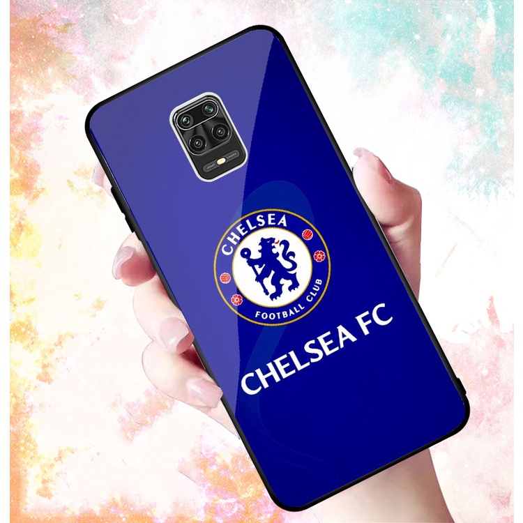 Ốp Lưng XIAOMI REDMI NOTE 9S, NOTE 9 , NOTE 9 PRO mặt kính cường lực cao cấp In hình Câu Lạc Bộ Bóng Đá