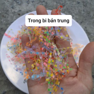 500g Thun cột tóc sọc màu/sọc trong (to/trung/nhí)