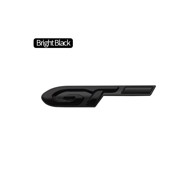 Miếng Dán Kim Loại Màu Bạc Trang Trí Xe Hơi Peugeot GT 206 207 208 301 307 308 408 508 2008 3008 4008 5008