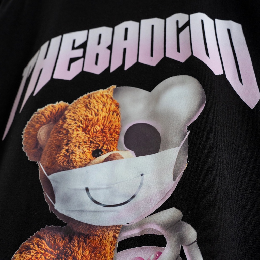Áo thun boxy The Bad God Bony Bear tee