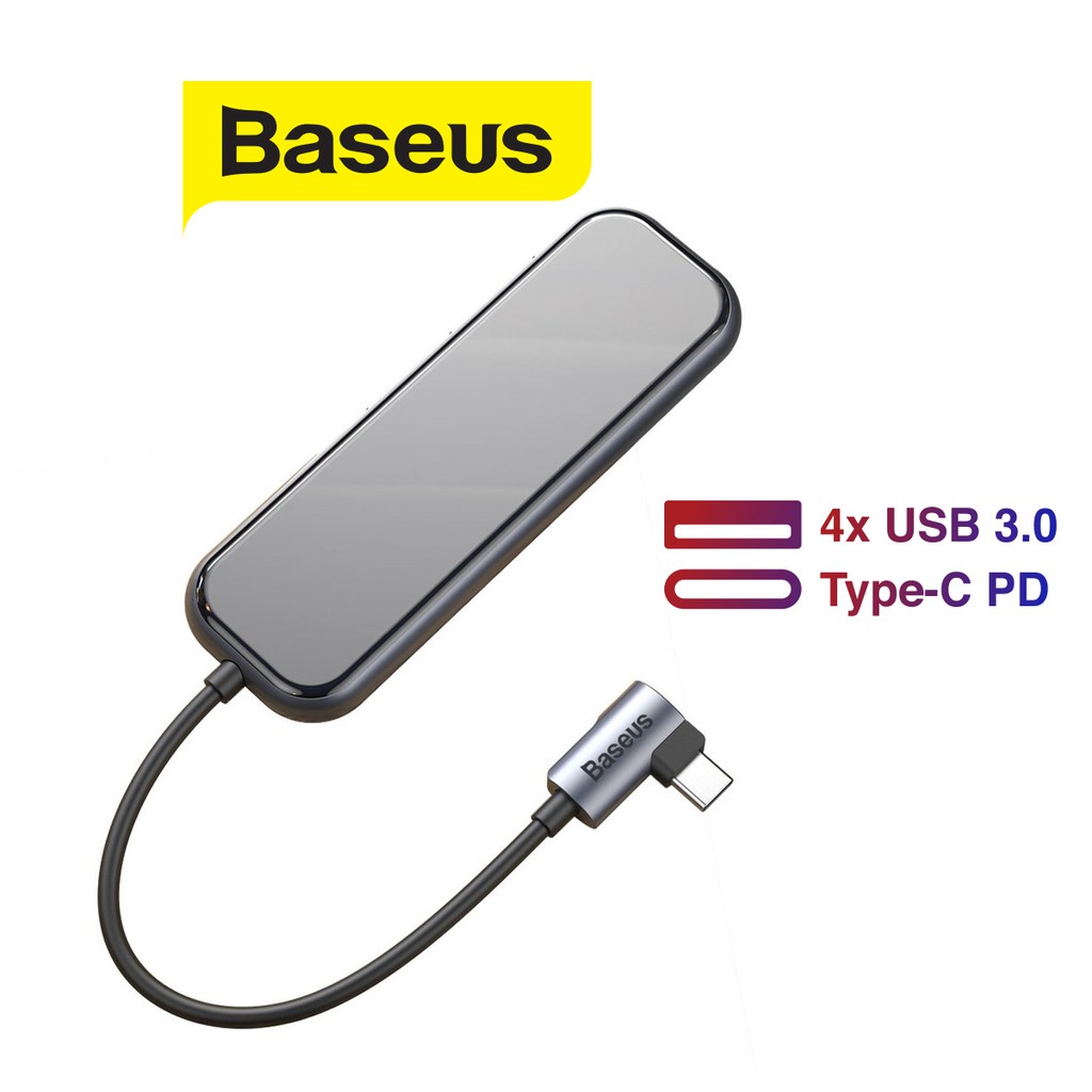 Hub chuyển đổi đa năng Baseus Multi-functional HUB Type-C to 4xUSB 3.0+PD Adapter