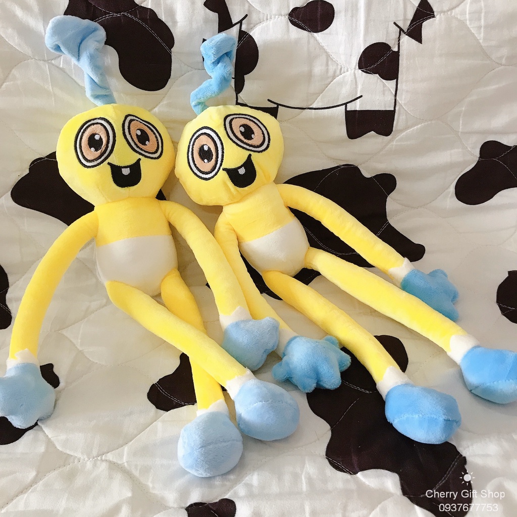 Gấu Bông Baby Long Legs Nhân Vật Game Poppy Playtime Size 40cm Loại Đẹp, Đồ Chơi Huggy Wuggy Nhồi Bông - Happy Hug