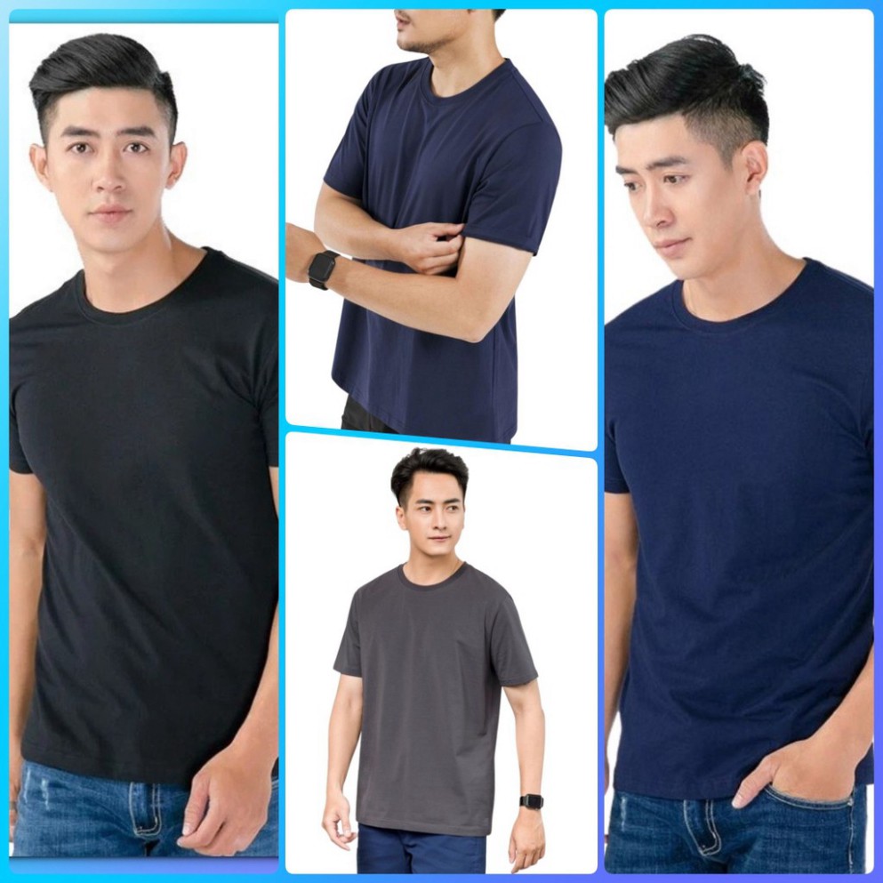 Áo Thun Tay Lỡ Form Rộng Thời Trang A01-014 Tee Basic Unisex Trơn Cotton Vải Mát Lạnh Giá Rẻ Xano | BigBuy360 - bigbuy360.vn