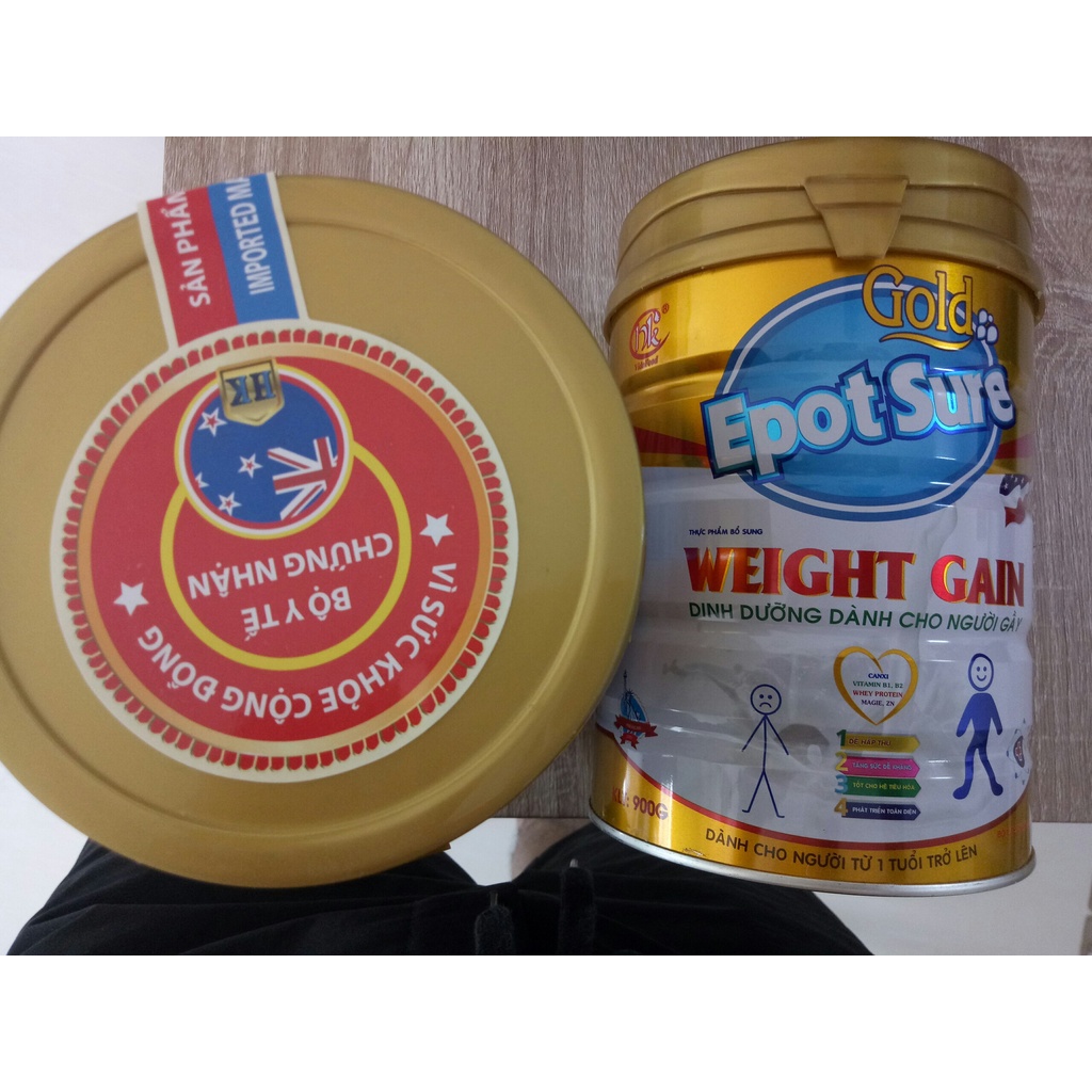 Sữa tăng cân dành cho người gầy Weight Gain 900g -Sữa tăng cân Epotsure Weight Gain 900g