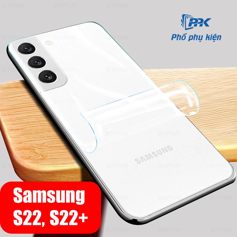 Bộ dán cường lực dẻo Samsung S22 Ultra, S22, S22 Plus full màn hình, mặt lưng cao cấp dán lên đẹp như chưa dán