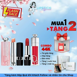 Son dưỡng dior 001 pink, son dior rouge matte full size 3.5g hàng chính hãng