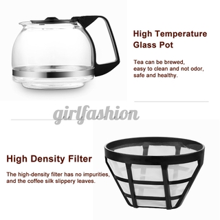 DL-KF200 Coffee Machine Home Automatic Drip Coffee Pot Mini Bubble Teapot 600 ML