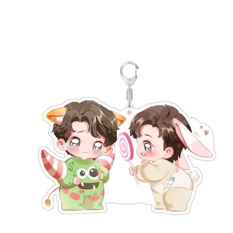 Móc khóa với nhiều tạo hình mới của Vương Nhất Bác_Tiêu Chiến