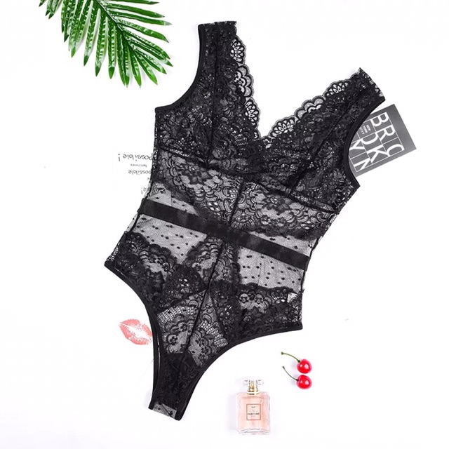 Bodysuit ren phối lưới | BigBuy360 - bigbuy360.vn