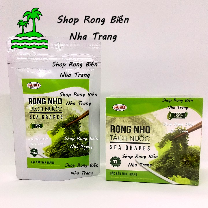 [Mã GROXUAN1 giảm 8% đơn 150K] Rong nho Tách nước Sea Việt gói 100g - Tặng 2 gói nước sốt mè rang Kewpie 15ml | BigBuy360 - bigbuy360.vn