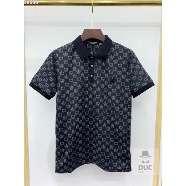 💥CHUẨN 1:1💥Áo Polo Dolce& Gabbanaa chất vải trơn nhập khẩu_Áo phông DG có cổ Nam hàng xuất khẩu New