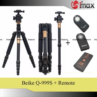 Chân máy ảnh Tripod/ Monopod Q-999S + Remote cho máy ảnh