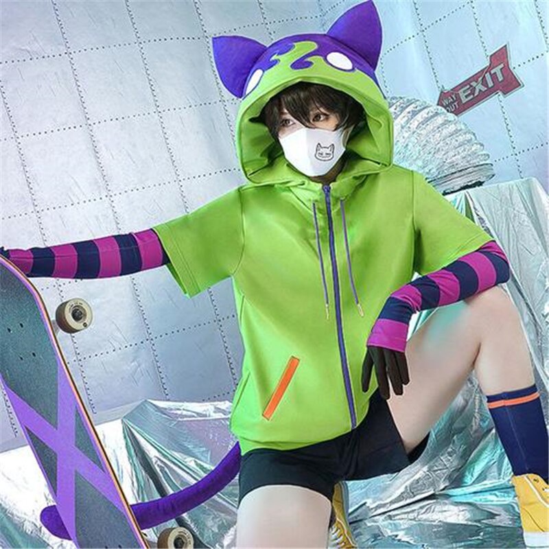 Bộ Trang Phục Cosplay Nhân Vật Kostuum Chinen Miya Sk Acht SK8 De 6 Stks