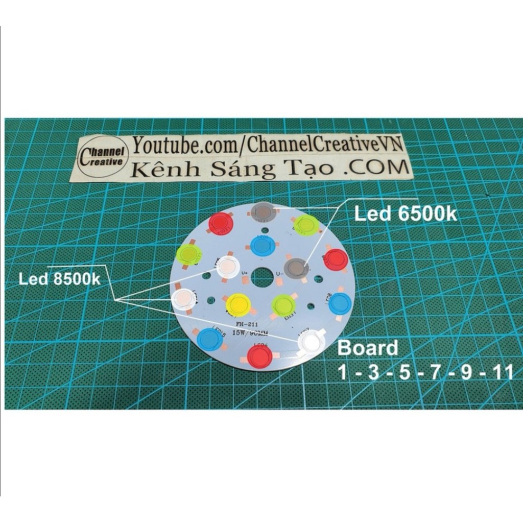Mạch tròn hàn sẵn led luxeon 1w
