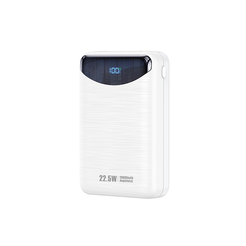 Pin dự phòng sạc nhanh Remax RPP-68 Ritry II Series 20000mAh siêu nhỏ gọn - hỗ trợ QC 22.5W và PD 20W (trắng)