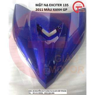 Yamaha od - mặt nạ exciter 135 2011 màu xanh gp