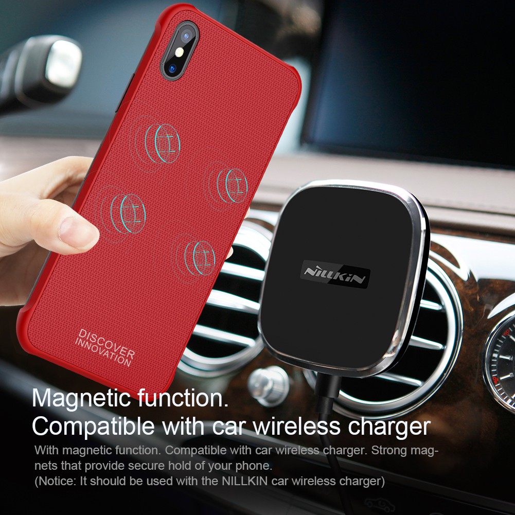 [Mã ELORDER5 giảm 10K đơn 20K] ỐP LƯNG IPHONE X NILLKIN TEMPERRED MAGNET MẶT LƯNG KÍNH CHÍNH HÃNG [NEW SALEOFF]