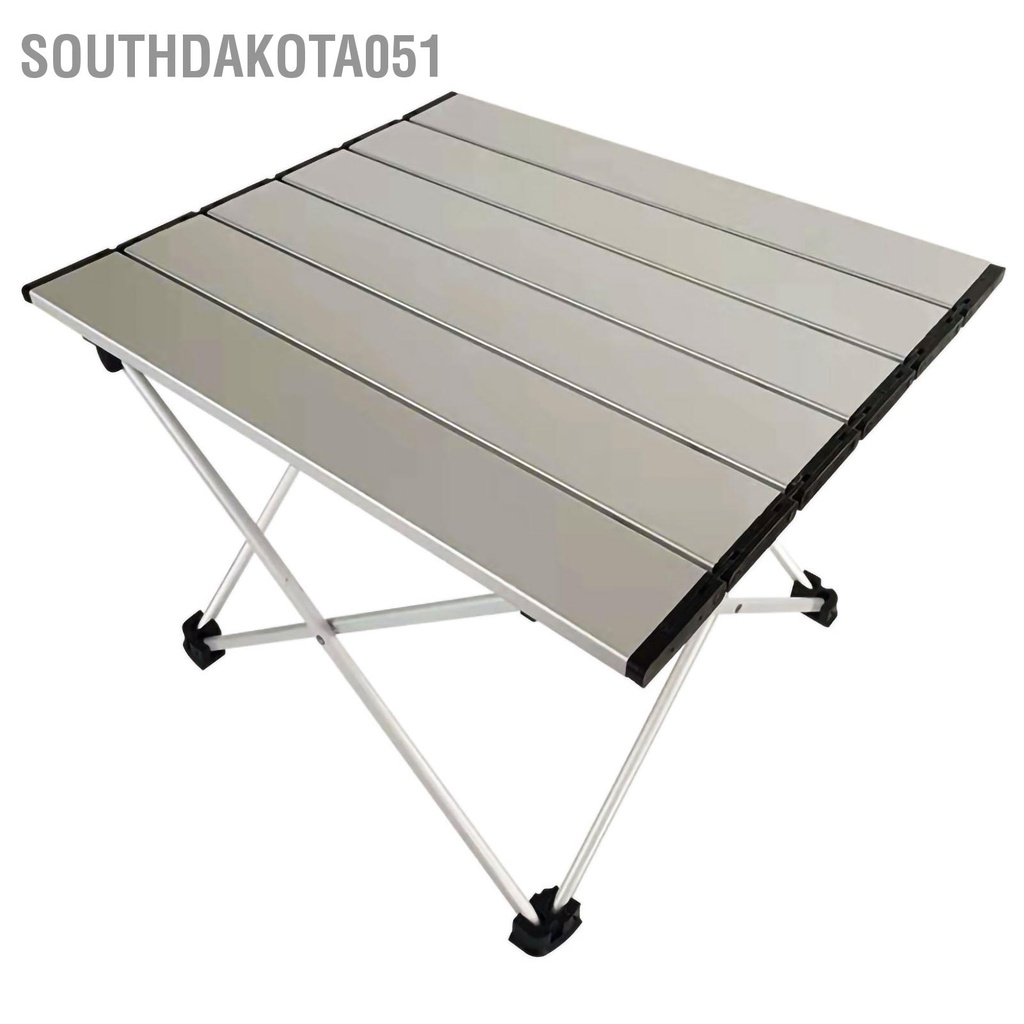 🎉Hàng HOT  Bàn nhôm gấp gọn ngoài trời nhẹ di động đa chức năng cho cắm trại du lịch dã ngoại