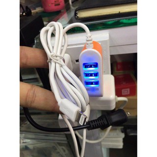 Sạc liền dây 3 cổng đa năng cho Iphone và Android