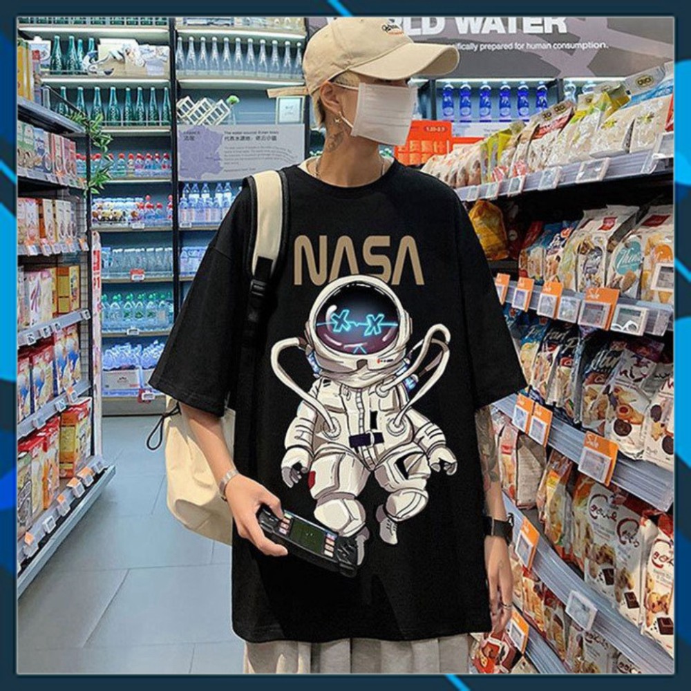 Áo Thun Tay Lỡ Form Rộng NASA Siêu Hot🍁 Unisex nam nữ đều mặc được | BigBuy360 - bigbuy360.vn
