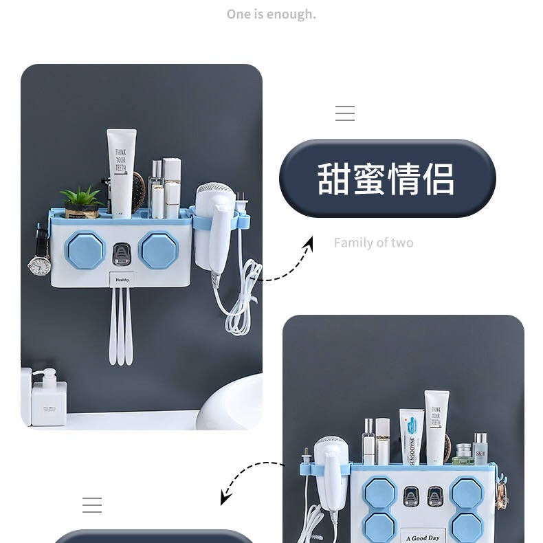 kệ lò vi sóngđời Hộp đựng bàn chải đánh răng Kệ khử trùng thông minh không có lỗ thủng | BigBuy360 - bigbuy360.vn