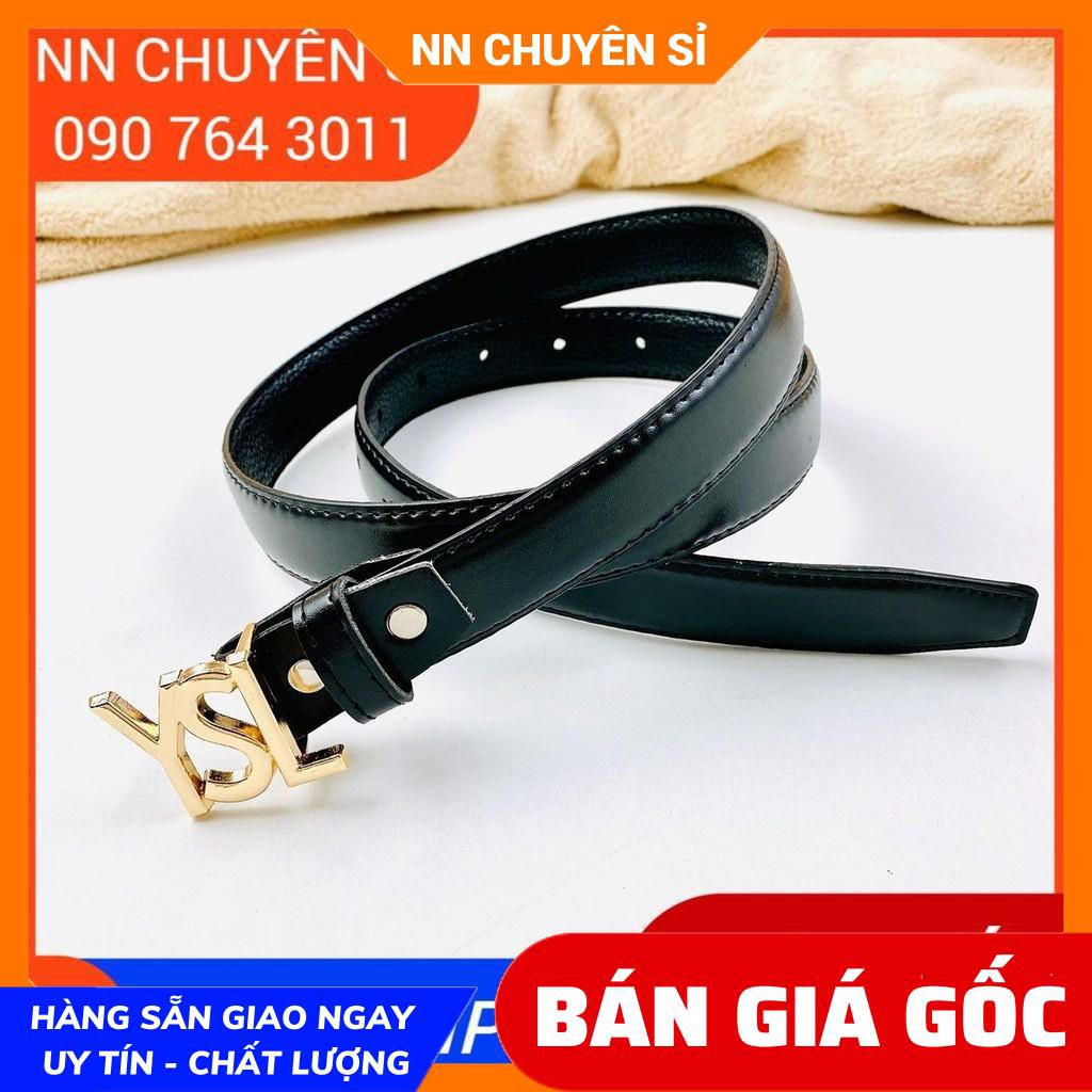 DÂY NỊT DA LOGO SANG CHẢNH ⚡100% ẢNH THẬT⚡ THẮT LƯNG NỮ