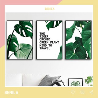 Tranh treo tường *TROPICAL*cao cấp hiện đại trang trí phòng khách BENILA CVN263