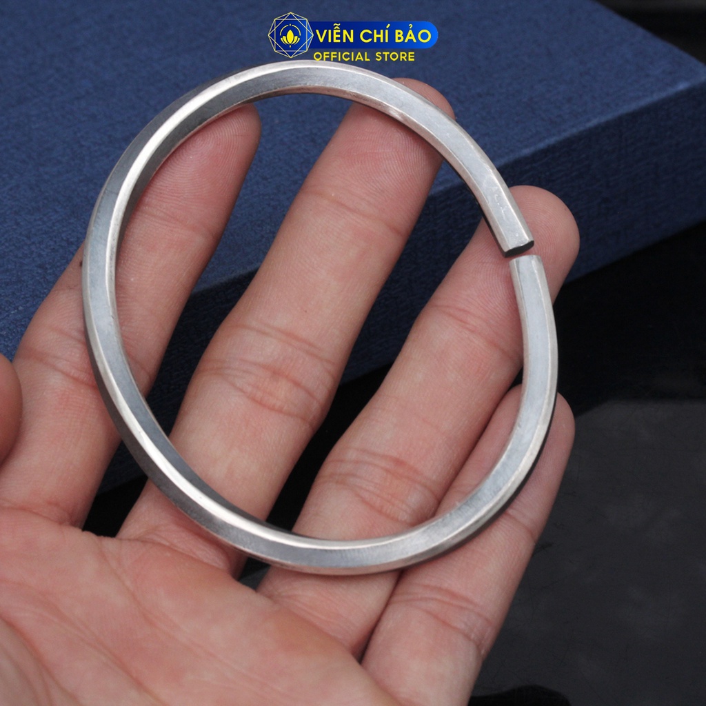 Kiềng tay bạc nam FREEDOM chất liệu bạc S925 trẻ trung năng động Viễn Chí Bảo L100341