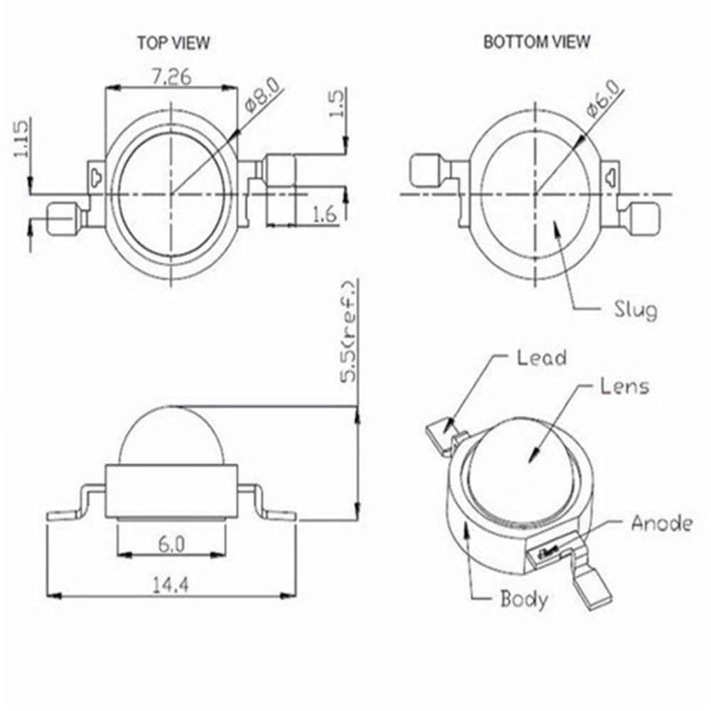 Set 50 Đèn LED Diodes Mini