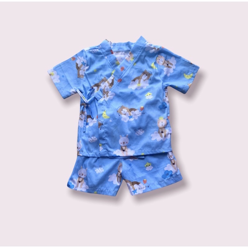 Yukata bộ cho bé  chất thô lụa Hàn