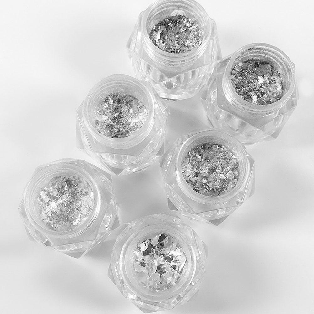 USNOW Bột Kim Tuyến Màu Sắc Tươi Sáng Trang Trí Móng Tay 3D