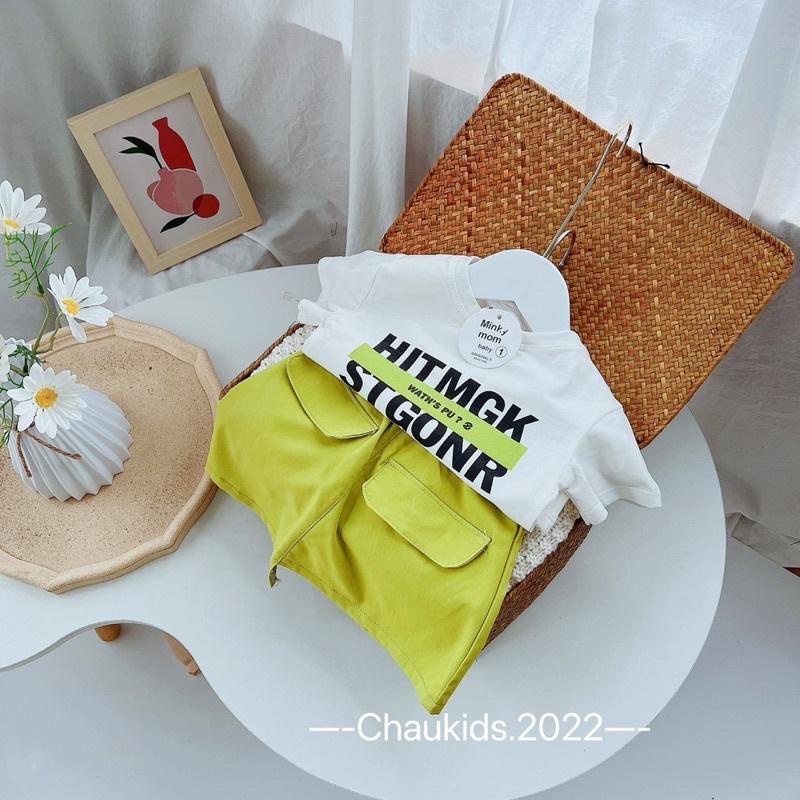 SET ÁO + CHÂN VÁY XANH CHO BÉ 9-17KG