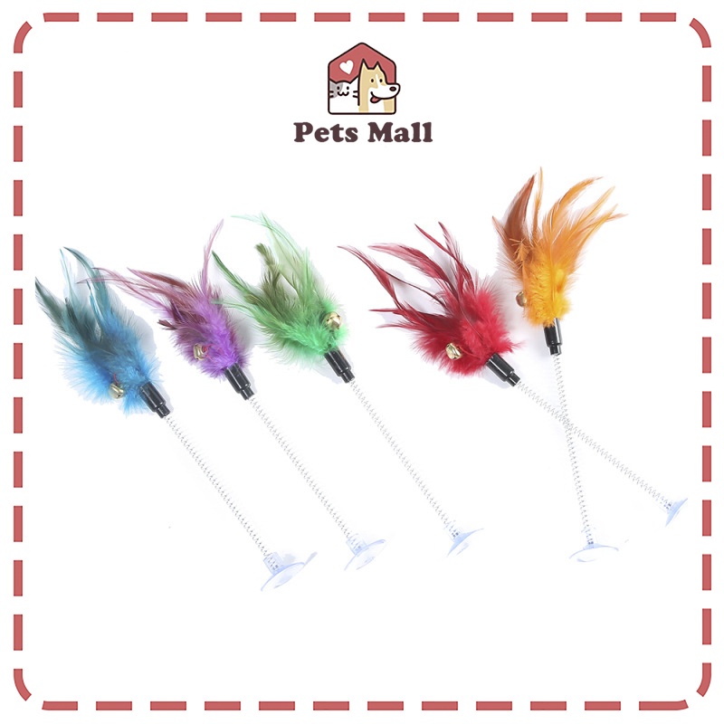 Đồ chơi cho mèo, chuột giả có lò xo dính sàn cho mèo tự chơi, đa dạng chủng loại