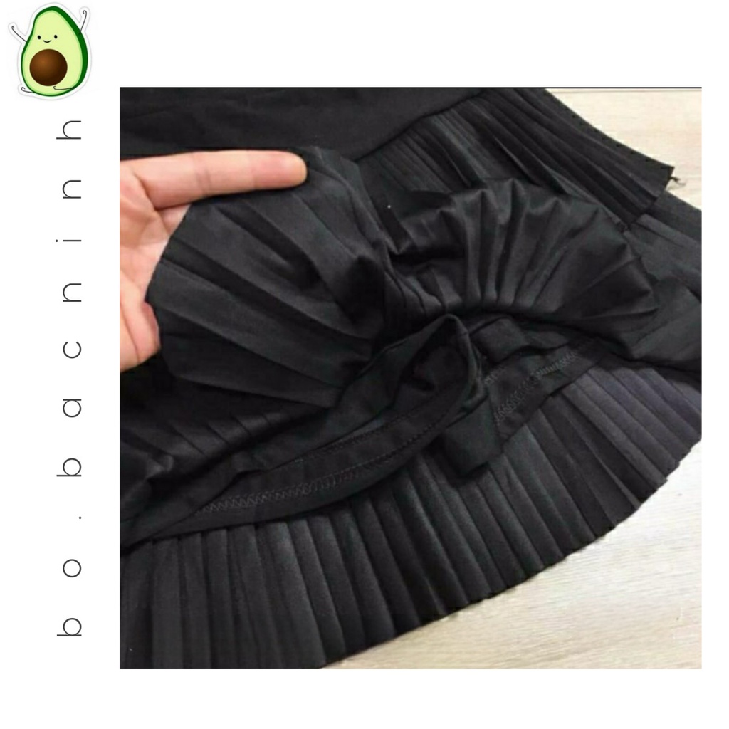 Chân váy xếp tầng phồng dáng ngắn xòe ( có quần trong )