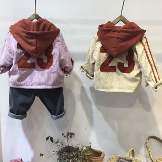 Áo khoác dạ nhung bé trai bé gái