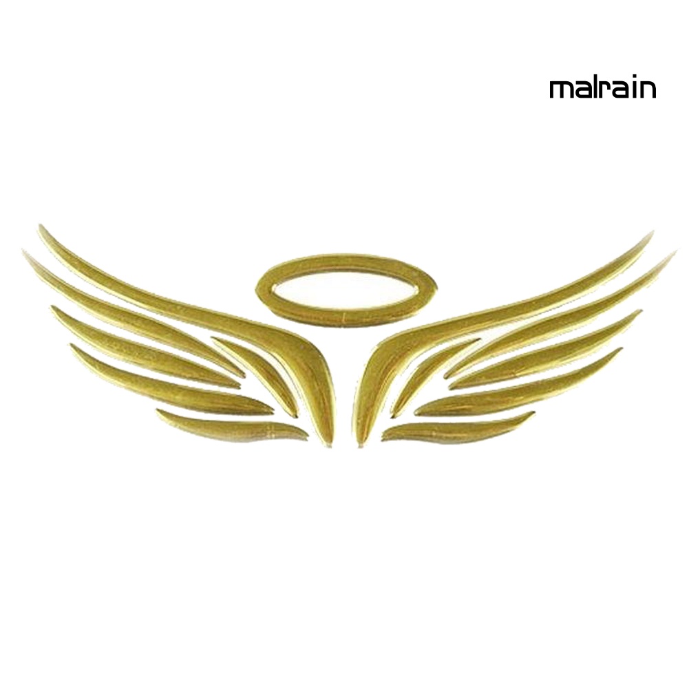 Miếng Dán Trang Trí Xe Hơi Hình Đôi Cánh Thiên Thần 3D Độc Đáo