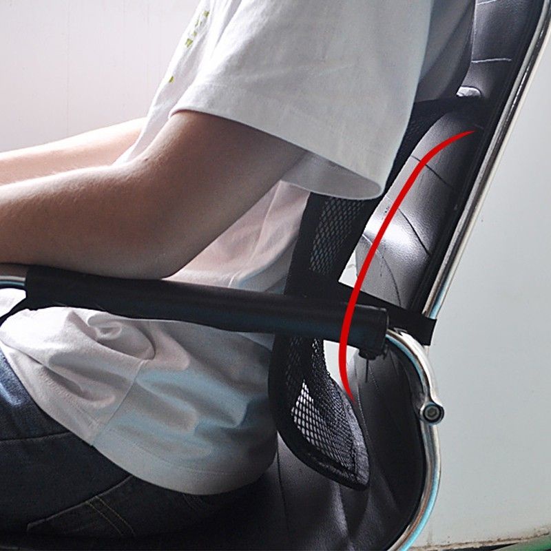 Lưới Tựa Lưng Ghế Ô Tô Chống Mỏi, Thẳng Lưng