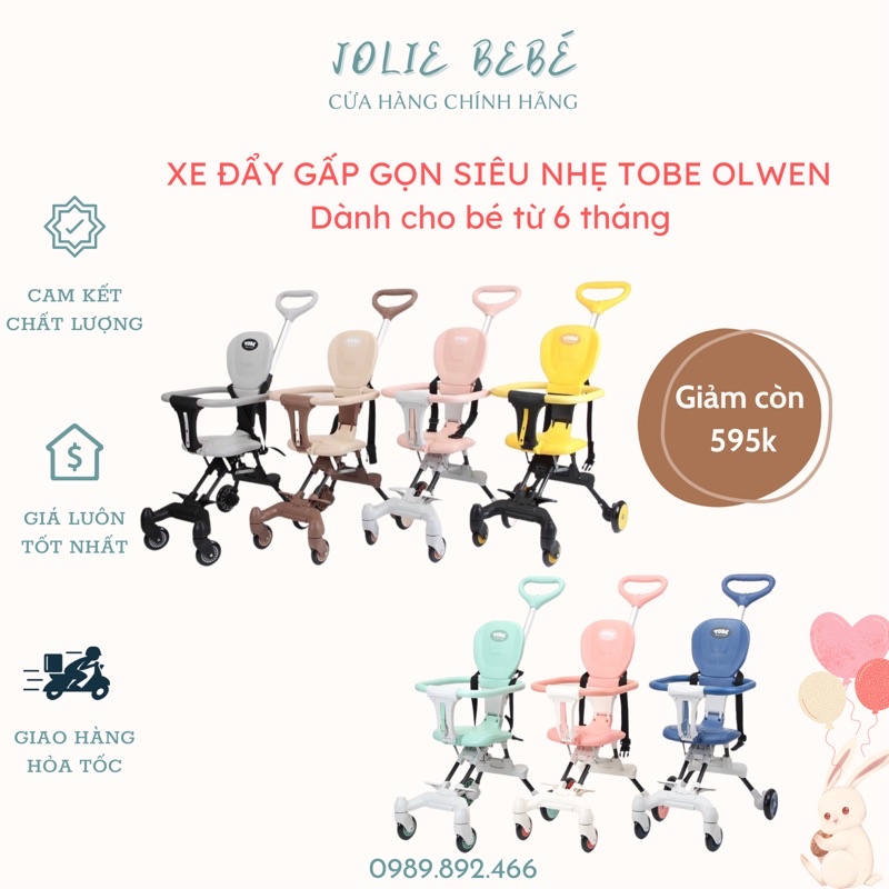 XE ĐẨY GẤP GỌN, ĐẢO CHIỀU OLWEN TOBÉ