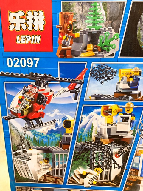 Đồ Chơi Lắp Ráp Xếp Hình Cities Trụ Sợ Chính Cảnh Sát Kiểm Lâm 02097-792 mảnh