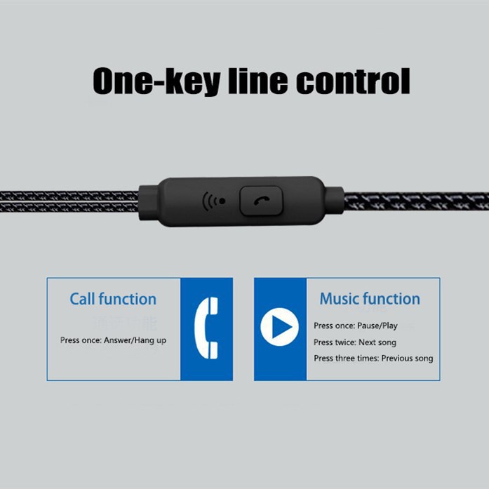 Tai Nghe Nhét Tai T3 Bass Trầm Có Micro Thiết Kế Thể Thao Năng Động